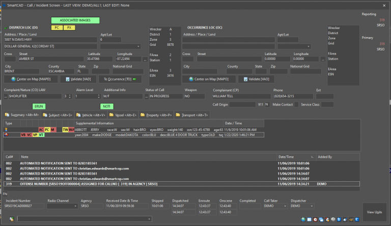 Computer Aided Dispatch Software Smartcad Smartcop 3249