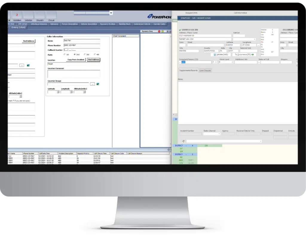 Screenshot of Total Response and SmartCAD Integration
