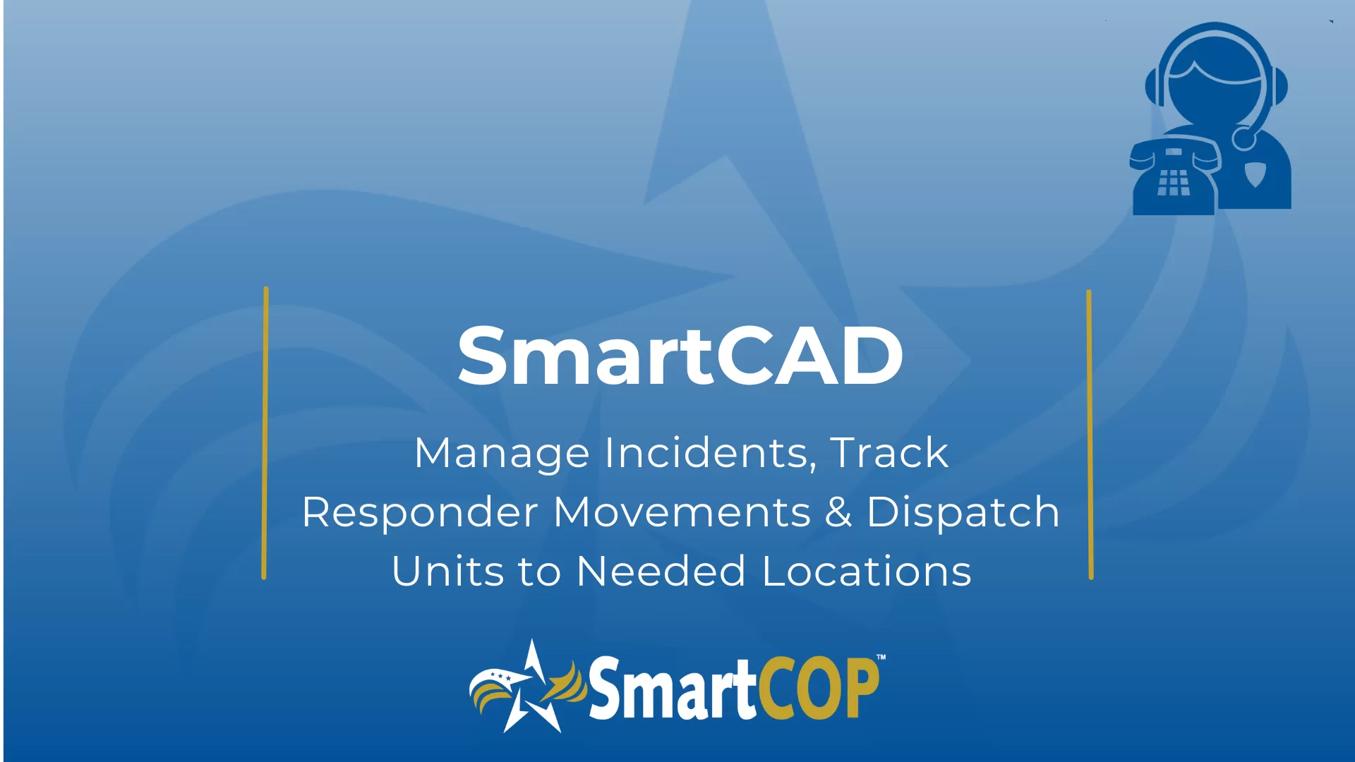 SmartCOP’s SmartCAD offers advanced 911 Operator Software with real-time mapping, closest unit recommendations, and automated response plans, setting a new standard for emergency response.